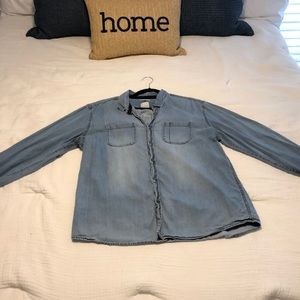 Guess jean long sleeve shirt